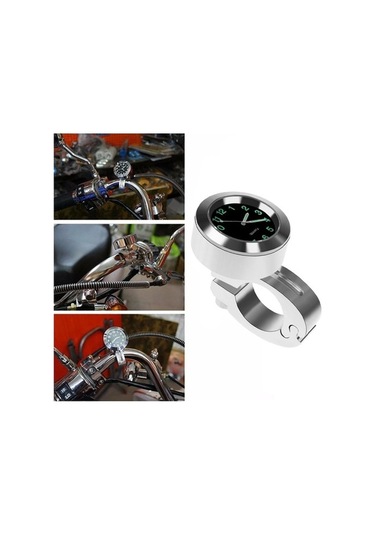 Dm Siyah Saati Saat Motosiklet Modifiye Gidon Bisiklet Th