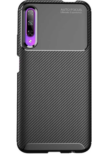 Huawei P Smart Pro 2019 Kilif Karbon Silikon Case 405436845