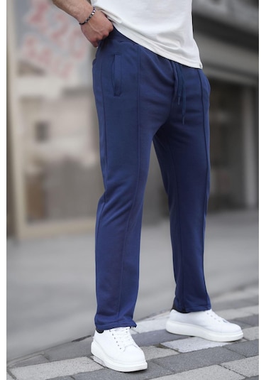 Madmext Lacivert Açık Paça Erkek Eşofman Altı 6515-lacivert Lacivert