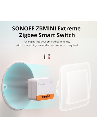 Sonoff Zbmını L2 Tek Yangın Çift Kontrol Akıllı Açma / Kapama Anahtarı Modülü Cep Telefonu Uzaktan Ses Kontrol Anahtarı