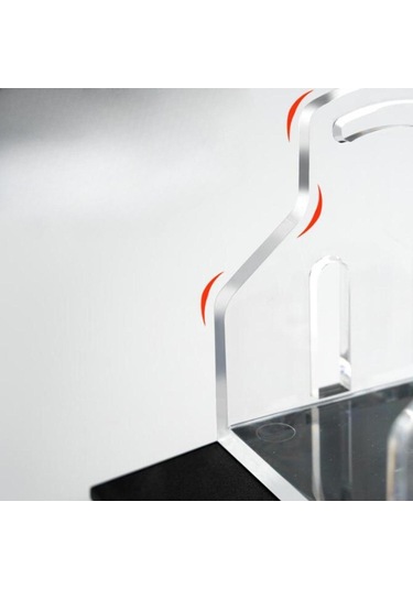 Suntek Balıkçılık Makarası Raf Depolama Akrilik Şeffaf