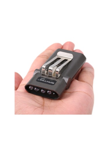 Dofolink Kulaklıksız Çalışma Için Plastik Kask Tasma Lambası, 12000mcd Parlaklık, Ipx6 Su Geçirmez, Balıkçılık-kamp- Tamir Için 16 Saat Çalışma Süresi Gri