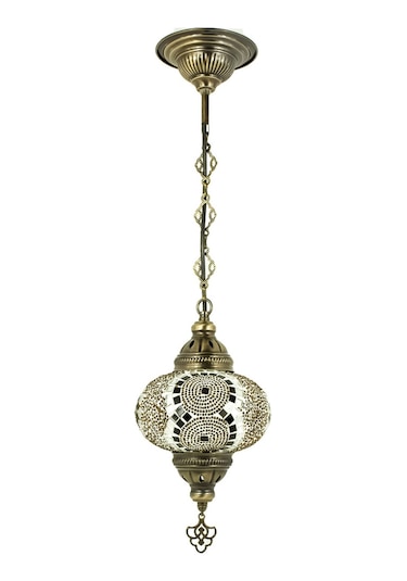 Otantik Mozaik Dağ Evleri İçin Dekoratif Tavan Lambası Renkli