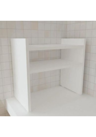 Mutfak Tezgah Üstü Mikrodalga Fırın Raf Dolap Düzenleyici