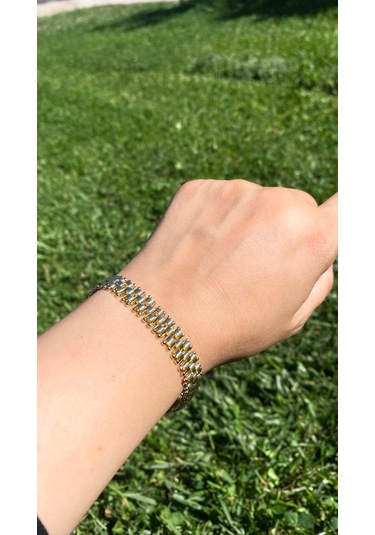 Altın /gold Renk 14k Kaplamalı Xupıng Vıp Bileklik Altın