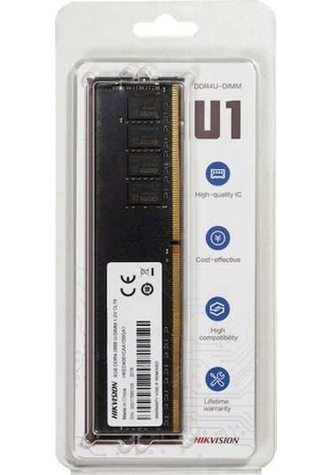 Hikvision U1 HKED4081CAB2F1ZB1 8 GB DDR4 3200 MHz CL16 Ram