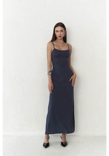Ferry Lacivert Basic Elbise Lacivert