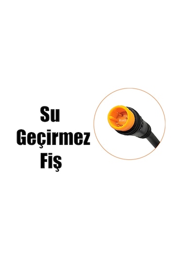 Elektrikli Bisiklet Güç Kolu - 300x, 3pin, Gaz Kolu 25cm Kablo Siyah