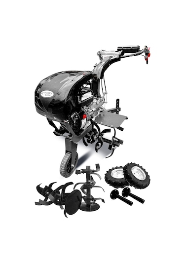 Staxx 2+1 K Serisi K75X Titanyum Şanzıman 6.5 Hp Benzinli Çapalama Makinesi Bıçak + Tekerlekle Dahil