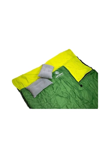 DFT Çift Kişilik(190+30)x145cm yeşil -5°Uyku Tulum Yeşil