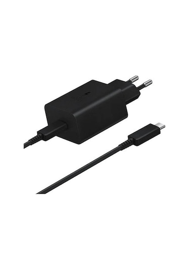 Samsung Uyumlu 45W Type-C Süper Hızlı Şarj Cihazı Siyah