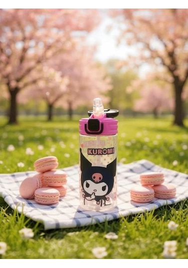 Kuromi 500 Ml Plastik Matara 3413 Çok Renkli