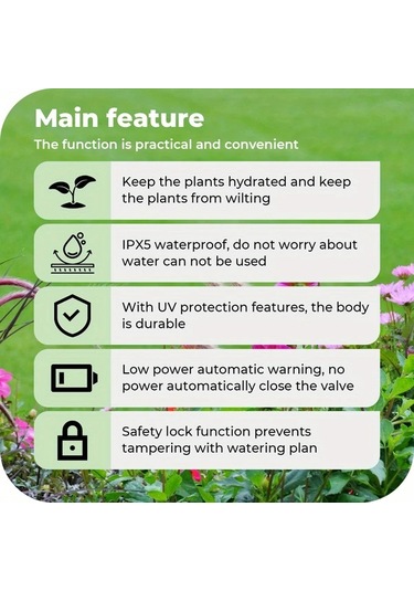 Maxaccess 1 Adet Eshico Super Zamanlama Sistemi 2 Çıkışlı Type A Su Zamanlayıcı Hassas Sulama Dış Mekan Otomatik Sulama Tam Ayarlanabilir Program 11.99cm X 12.29cm X 5.51cm