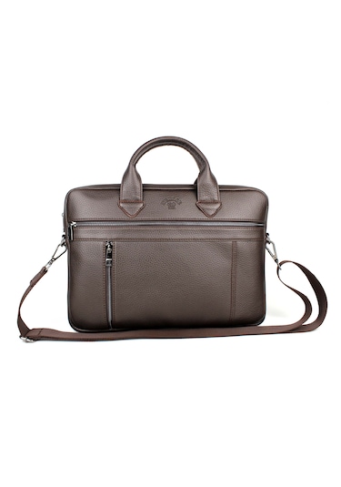14 İnç Evrak Ve Laptop Çantası Kahverengi
