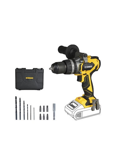 Rtrmax RTX3010B Şarjlı Darbeli Matkap Kömürsüz 70 Nm - Akü Hariç