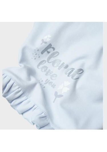 Bibaby Organik Battaniye Love Floral Ekru - Lila-11646 Lila