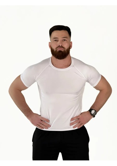 Uvın Spor Raşgard Tişört. 159482033 Beyaz