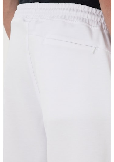 U.S. Polo Assn. Erkek Regular Fit Beyaz Örme Şort 50300078-VR013