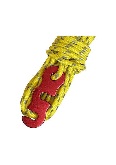 Suntek 4x Kamp Çadır Kordonları Yürüyüş Piknik Sarı Sarı