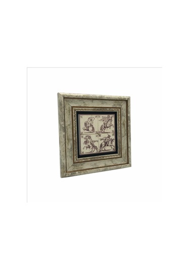 Hollanda Deseni Baskılı Taş Tablo 20x20 604