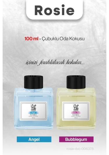 Rosıe Angel Ve Bubblegum 100 Ml Çubuklu Oda Kokusu Fresh
