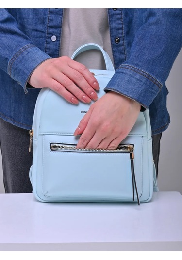 Daniele Patrici Şehir A5 Deri Sırt Çantası 210533354 Naneli