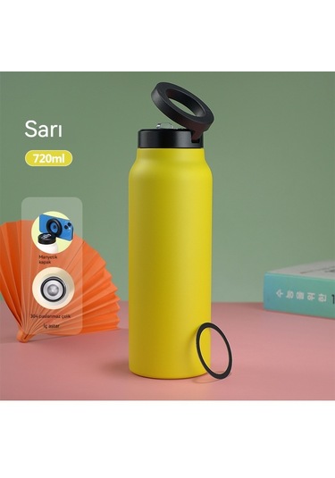 Jian Fan Cep Telefonu Tutuculu Açış Taşın İse Su Bardağı Sarısı Sarı