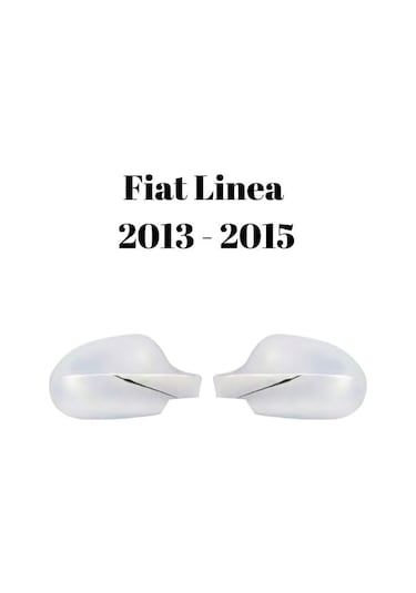 Fiat Linea 2013 2014 2015 Uyumlu Krom Ayna Kapağı Seti