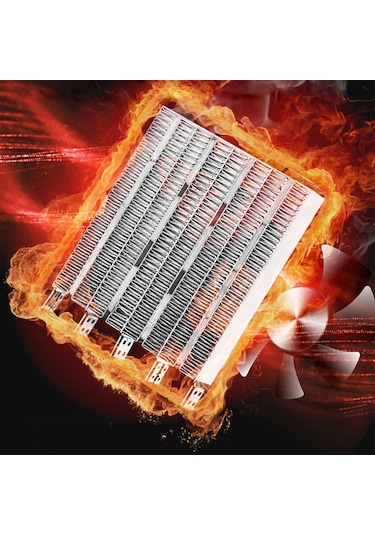 Qingmipy Eu Plug Yeşil Ptc Seramik 500w Sessiz Odun Isıtıcı - Ofis Ev Masaüstü Mini Isı Kaynağı