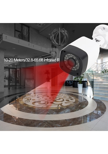 Geeroyoo 5mp 4-in-1 Tvı/ahd/cvı/cvbs Güvenlik Kamerası, 3.6mm Lens, 20m Ir Gece Görüşü, Ip66 Su Geçirmez Abs Kasa