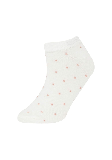DeFacto Kız Çocuk 3'lü Pamuklu Patik Çorap E6055A8NSKR1