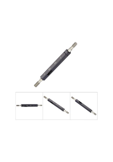 Maiyame M4 0.7 İç Delik Somunu Ölçüm Aleti - Taper Saplı Paslanmaz Çelik Somun Plug Cihazı Rastgele Model