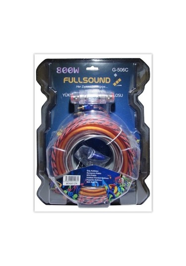 Fully 8Ga 800W Oto Anfi Silikon Kablo Seti