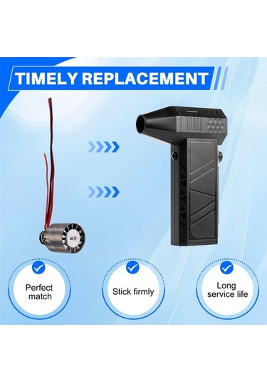 90000 Rpm Fırçasız Motor Turbo Jet Fan Motoru Fırçasız Üfleyici Için Sürücü Kartı İle Şiddetli Fan Fırçasız Motor 2349 Renkli