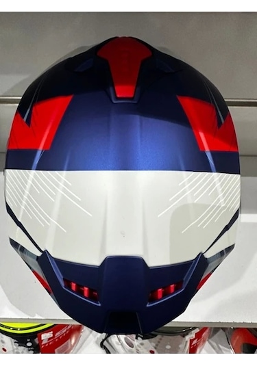 Sway Sw-865 St  Motosiklet Kaskı Blue/red