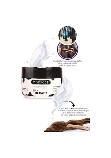 Morfose Milk Therapy Saç Maskesi 500 Ml 2 Adet