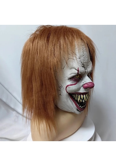 Jl Cadılar Bayramı Korku Palyaço Pennywise Maske Kulaklık Avrupa