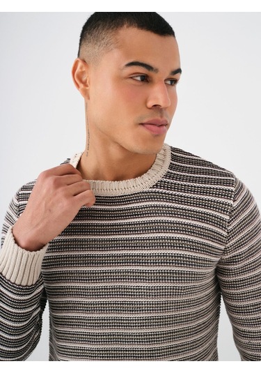 Ekru Erkek Triko Lf2037254 Ekru