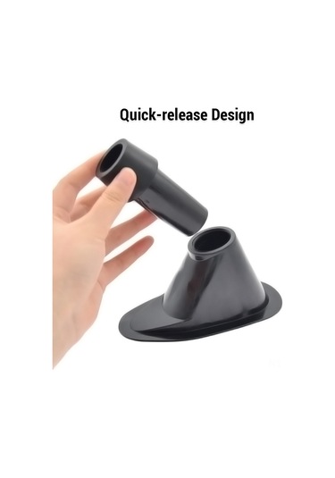 Kangvka Plastik Olta Tutucu Rb-e07 - 16.1x8.6x8cm Boyut, 117g Ağırlık, Olta Konumlandırıcı Siyah