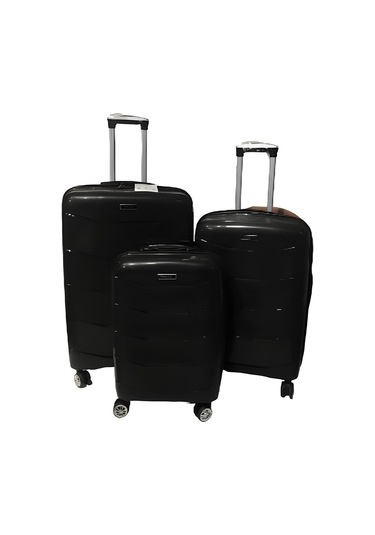 Abs 4 Tekerlekli Kırılmaz Bavul Set Yerli Üretim 001