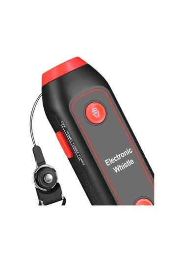 Suntek El Elektrikli Düdük Yüksek Hacim Kamp Açık Kırmızı