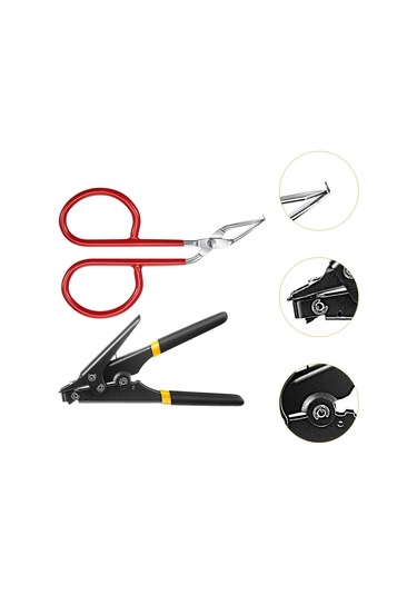 Suntek 2x Fermuarlı Bağ Kesici Naylon Kablo Bağları Çok