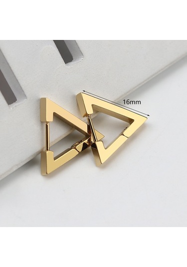 Jzcat Erkekler Ve Kadınlar İçin Geometrik Şekilli Küpeler-tgeh03