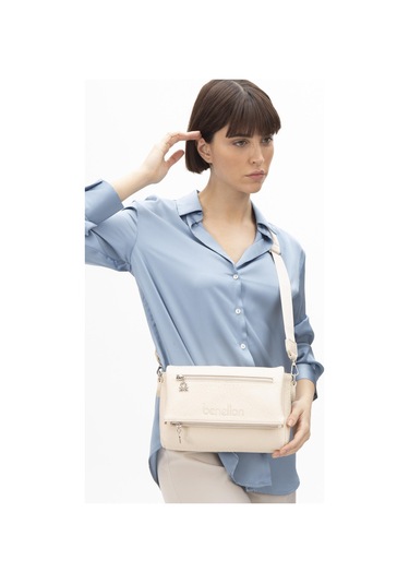 Benetton Kadın El Çantası Bnt1476 Bej Bej