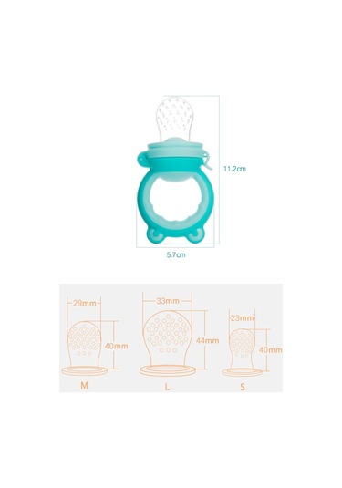 Sones Bebek Meyve Ve Sebze Gıda Takviyesi Gıda Meyve Isırık Çantası S Yeşil