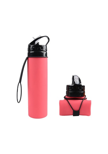 Fosenze 600ml Katlanabilir Silikon Spor Şişesi - Sızdırmaz, Taşınabilir Ve Her Yerde Kullanım İçin Diğer