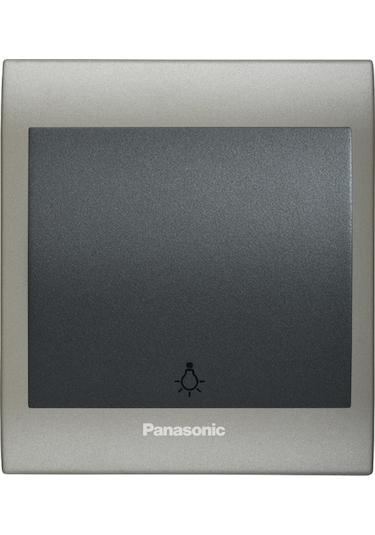 Viko Panasonic Thea Blu Light Anahtar, Çerçeve Inox Matt+dore, Kapak Füme