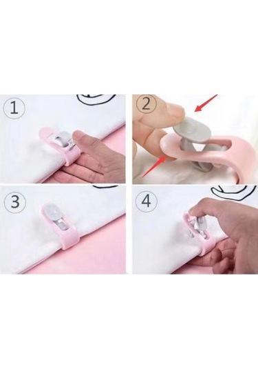 Kenpazar Mandallı Yorgan Sabitleme Klipsi 10 Adet Çok Renkli