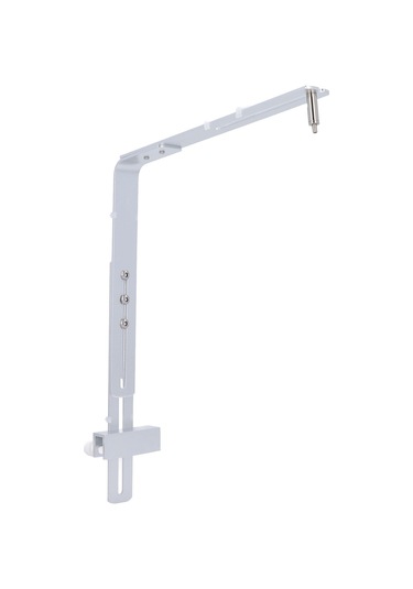 Moveevo Alüminyum Akvaryum Işık Demiri - Ayarlandırabilir Yükseklik, Sağlam Tutma, Modern Tasarım - Gümüş