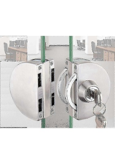 Çift Cam Kapı Kilidi 304 Paslanmaz Çelik, Her İki Tarafı Açık Çer